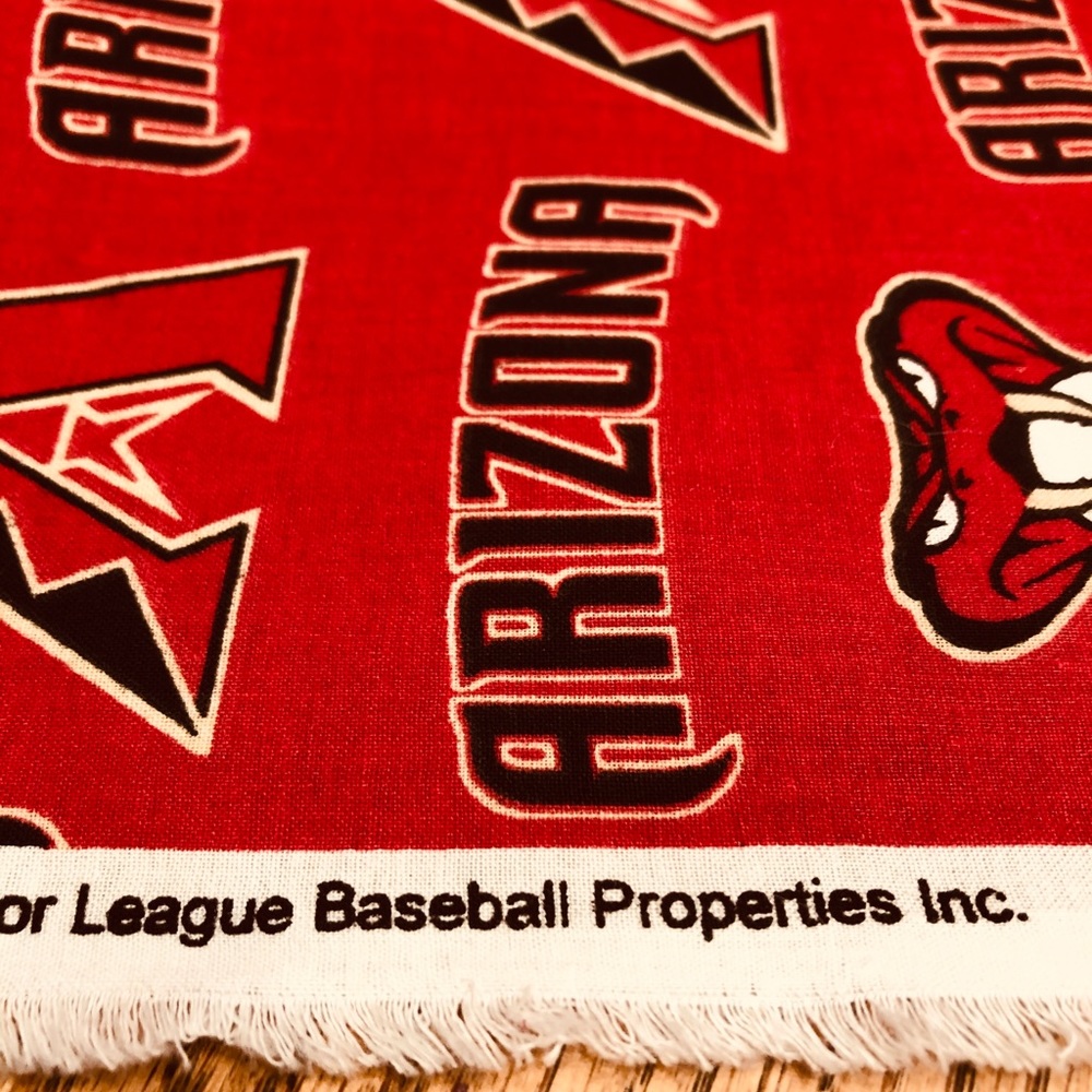 AZ Diamondbacks Cotton Fabric & Black Elastic 😷😷 - Picture 5 of 7